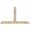 Ekena Millwork Portland Rough Sawn Timber Gable Bracket, Douglas Fir, 72"W x 42"H x 2"D x 6"F, 14/12 Pitch GBW072X42X0206POR00RDF - alternate 1